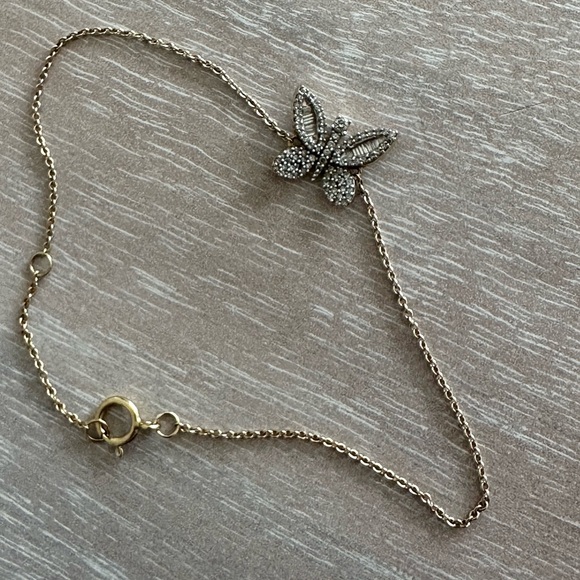 Stone & strand 14k jumbo page butterfly bracelet - Picture 3 of 7